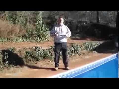How to put your Swimming Pool Liner back in the Track