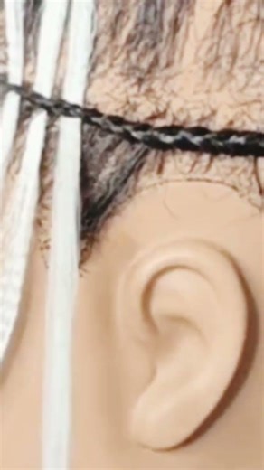 new method Ghana weaving braid tutorial #hair #ghanaweaving #youtubers #subscribe