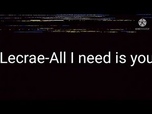 lecrae- All I need is you (Full Instrumental with backing vocals)