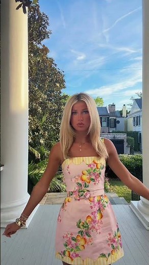 This Lemon Print Dress Screams Italian Summer 🍋✨ | The Cutest Mini Dress Ever