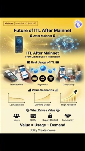What happens to ITL after mainnet? 🤔 #Interlink #ITLG #ITL #ITLX #ITLXDEFI