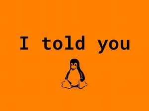 I told you [DEMO] for Linux file