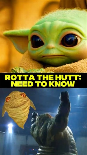 Star Wars Fans Shocked: Rotta the Hutt GROWN UP in Mandalorian & Grogu? #shorts #starwars