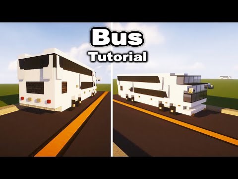 how to build bus in minecraft tutorial