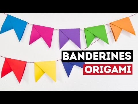 How to make easy paper pennants