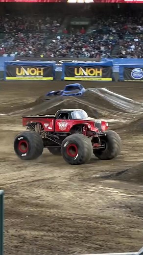 Axe Monster Truck Front Flip!! 🔥😳 #monstertruck #youtubeshorts #monsterjam | Monster Truck Madness