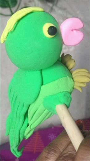 Make a Beautiful Parrot from Clay | Step-by-Step DIY #art #clay #cute #clayart