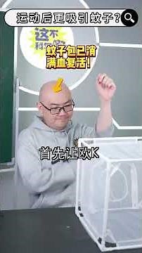 这些关于蚊子🦟的传闻，你信了吗？今天用200只蚊子实验看看～