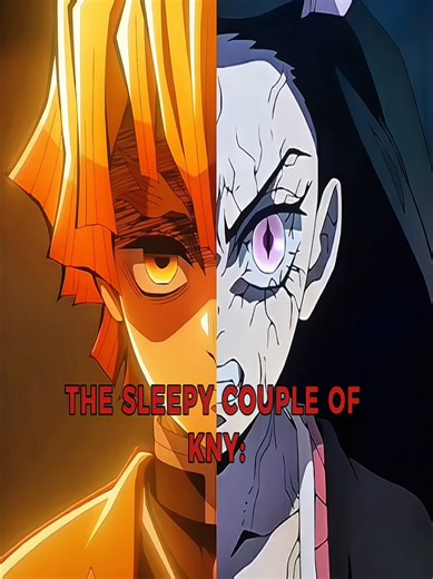 "the sleepy couple of kny" ||Demon Slayer| #zenitsu #nezuko #anime #de... | nezuko from demon slayer