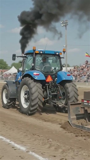 New Holland Tractor Power Test at Public Show 🚜 | Massive Engine Power Live Demo