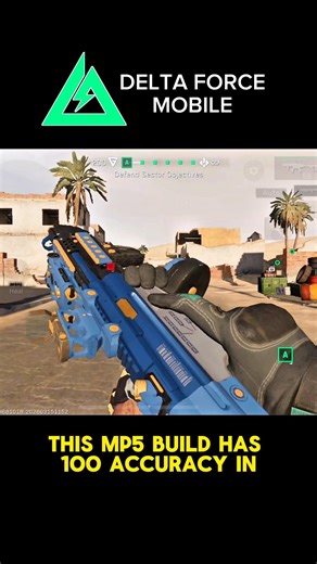 MP5 100 ACCURACY BUILD NO NEED ADS🔥🥶 DELTA FORCE MOBILE #deltaforcemobile #deltaforce