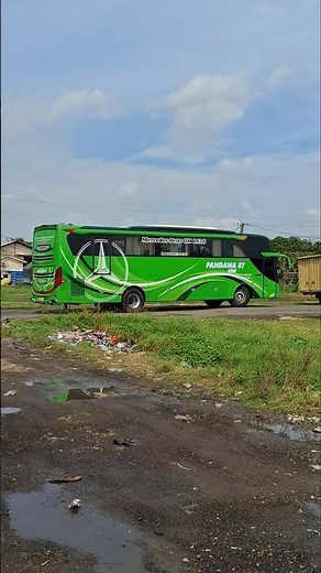 Luxury bus‼️pandawa 87 berangkat ke wonosari #shorts #videobus #pandawa87