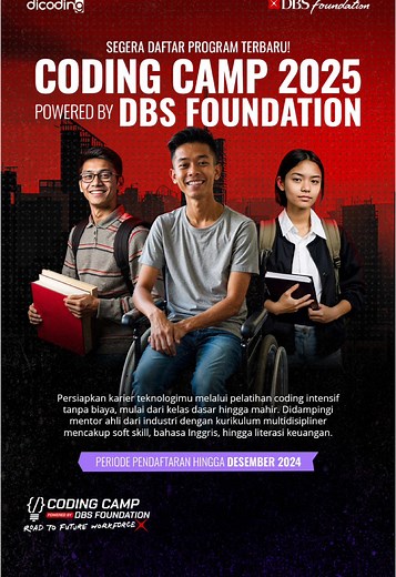 Upgrade Skill di Coding Camp Gratis dari DBS Foundation