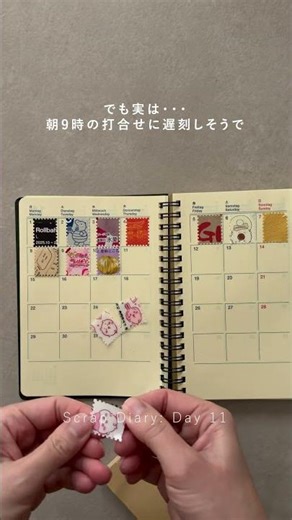 Scrap Diary: Day 11 #手帳 #ジャーナル