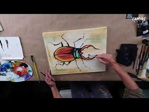 Hercules Beetle Painting Tutorial