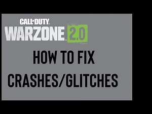 How to fix warzone 2.0 / MW 2.0 from crashing to desktop with no error code.