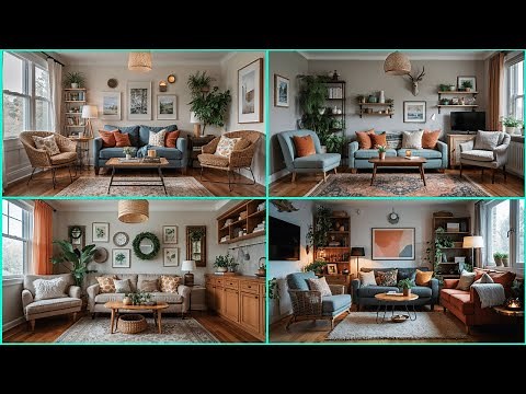 Small Cozy Living Room Design 2025 | Space-Saving Layouts, Warm Colors, Layered Textures, Furniture