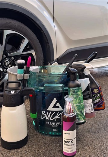 ASMR Wheel & Tire Washing Routine for Toyota C-HR