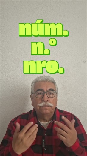 Abreviatura de número #padres #inscripciones #cultura #educativa #maestro #ingles #aprender #humor