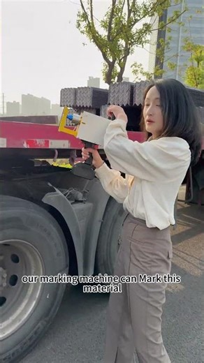 Portable Dot Peen Machine Engraving a VIN Number | Fast & Permanent Marking Demo