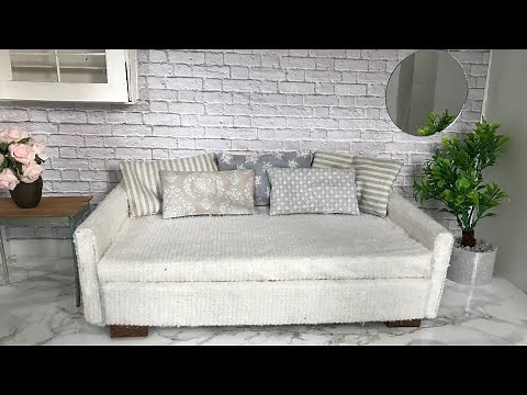DIY: miniature sofa bed / pull-out couch