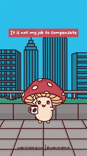 3M views · 46K reactions | The Self-Care Manifesto  Mushie Speaks Up | Original Audio: Artimus Wolz #work #office #job #relatable #animation #mushroom #understudio | Under Studio | Facebook