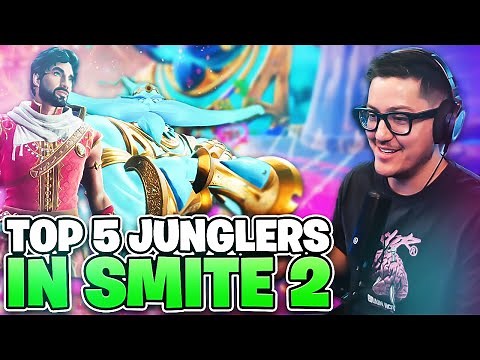 TOP 5 JUNGLERS SMITE 2 UPDATED