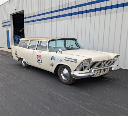 Rally-Ready and No-Reserve: The 1957 Plymouth Suburban Built for the Great Race | The Online Automotive Marketplace | Hemmings, The World's Largest Collector Car Marketplace