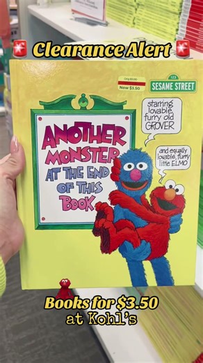 Book Clearance @Kohl’s book selection included: @Sesame Street @PaddingtonBearOfficial @ArthurPBS Cu