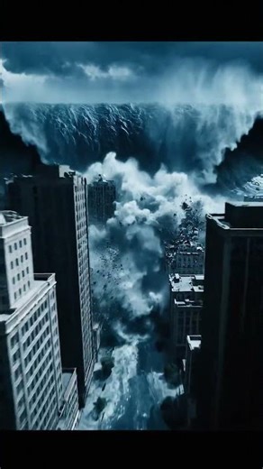 Realistic Tsunami POV | Window Tracking to Drone | #shorts #pov #oceaneyes #tsunami #disaster #epic