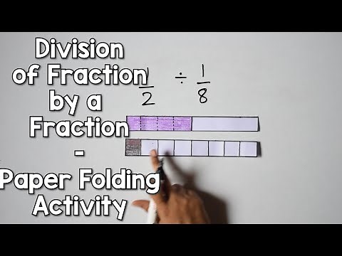 Division of Fraction by a Fraction | Paper Folding Activity
