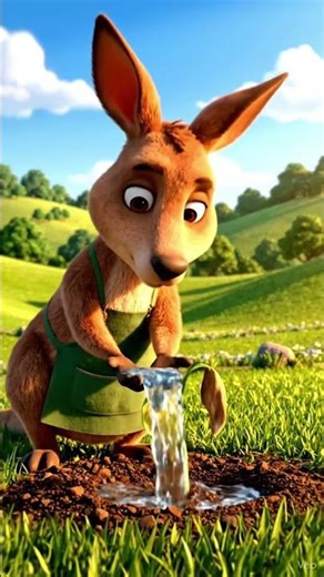 The tale of a kangaroo and the carrot tree😭🥺 #3danimation #story #kahani #animation #cartoon