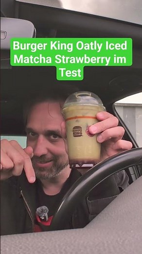 Burger King Oatly Iced Matcha Strawberry im Test: Genial oder komplett daneben? 🍵🍓 @BURGERKING