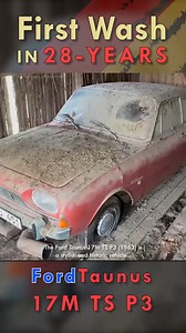 2.1K views · 13 reactions | 1963 Ford Taunus 17M TS - Barn Find to Stunning Restoration in Sweden. | Classic American Cars | Facebook