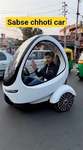 Sabse Chhoti Car 😱 Delhi Mein Full Premium Look | Mini Luxury Car Shock #ai #shorts #viral