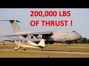 GALAXY C5 INCREDIBLE FULL POWER SHORT TAKE OFF !!