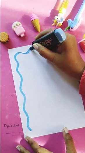 Easy Border Design For Project & Assignment | Corner Border Design #shorts #borderart #borderdesign