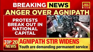 20K views · 714 reactions | #AgnipathScheme | Protests break out in the National Capital. All India Students Association (#AISA) calls for a nationwide protest. Watch for more #Delhi | India Today | Facebook