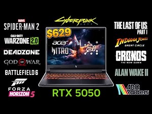 Acer Nitro V16 AI (RTX 5050) | Testing 20 Demanding Games | $629 Christmas Sale!