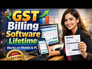 GST Billing Software Lifetime | Mobile + Laptop | PreSmart Billing Demo