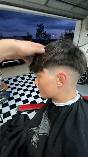 Creative Haircut Styles: Mid Drop Fade with Tiger Scratches