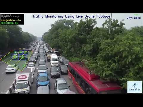 Traffic Monitoring using Drone | swatah.ai