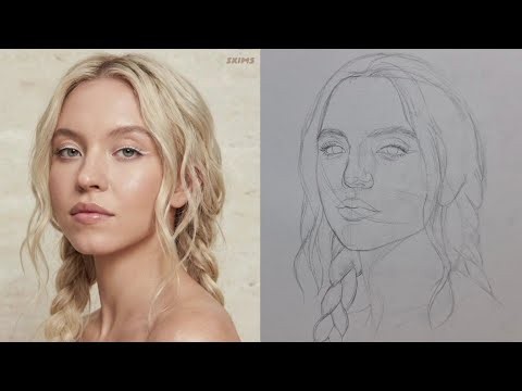 Learn Accurate Face Proportions with the Loomis Method | Step-by-Step Portrait Drawing