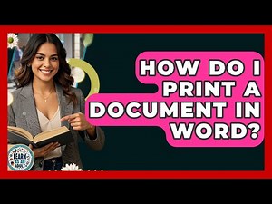 How Do I Print A Document In Word? - Learn As An Adult