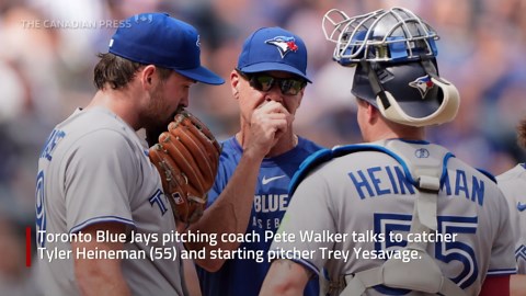 Blue Jays clinch playoff spot with 8-5 win over Royals