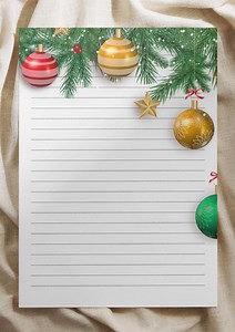 Christmas Writing Paper, Printable, 25 Diferent Designs, US Letter Size - Etsy Australia