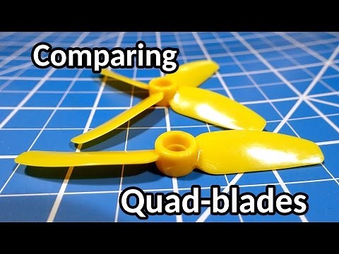 How many blades? Comparing 2 and 4 bladed props