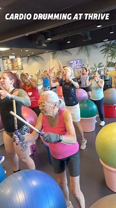 81 reactions · 27 comments | What an amazing night at Thrive’s Cardio Drumming Class!! The drum crew killed it. We got in 4.06 miles in steps, completed our cardio, total body toning, and brain fitness. So much fun! Join us Thursday at 9:30 AM for our July 4th Red, White & Blue theme drumming. Don't miss out! | Thrive | Facebook