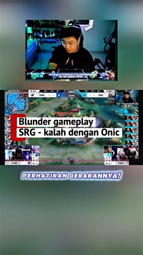 Mistake team SRG ketika lawan Onic (MSC Group Stage) 🫵😩#MSC #mlbbidcreator #Mobilelegends #mlbb