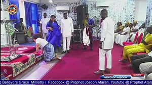LADY WHO WAS SICK AND COULDN'T STAND ON FEET HEALED BY Prophet Joseph Atarah | Prophet Joseph Atarah